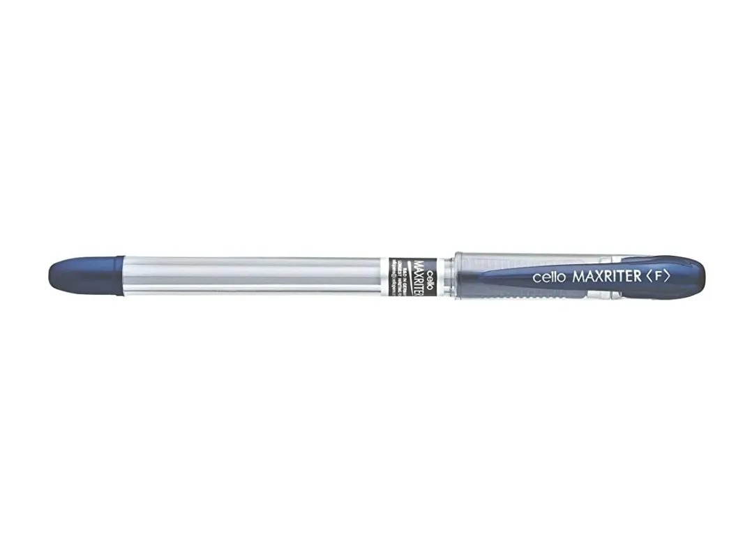 Cello Maxriter 0.6 mm Ball Pen Blue Pen Exam Expert Pack of 10 Pen